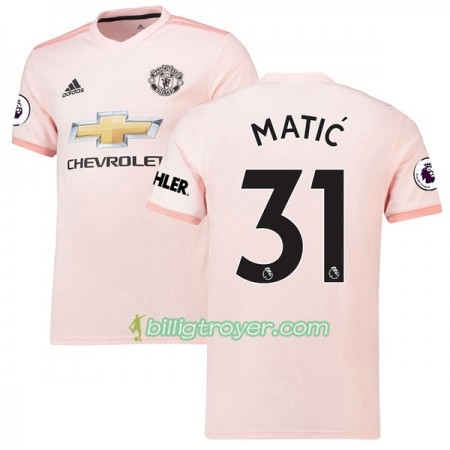 Billige Fotballdrakter Manchester United Matic 31 Bortedraktsett 2018/19 Kortermet